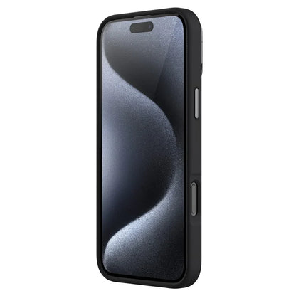 NILLKIN Lenswing Prop For iPhone 16 Pro Max Case Compatible with MagSafe Camera Lens Frame Kickstand Soft Silicone Phone Cover