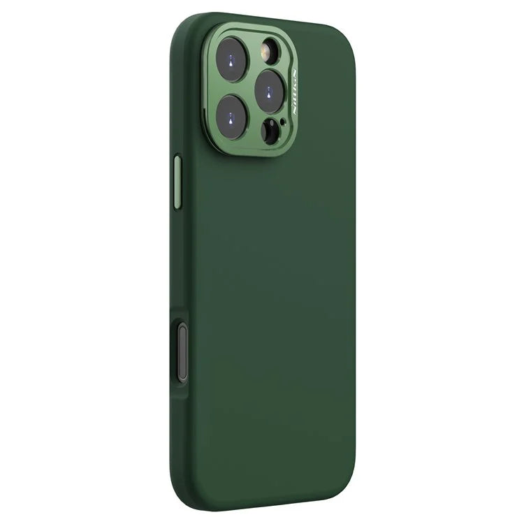 NILLKIN Lenswing Prop For iPhone 16 Pro Max Case Compatible with MagSafe Camera Lens Frame Kickstand Soft Silicone Phone Cover