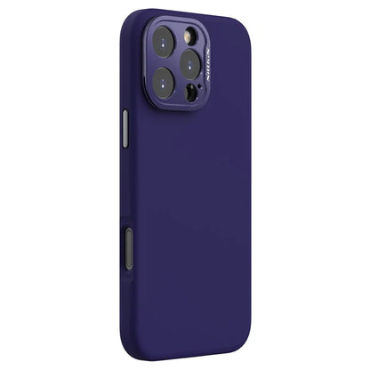 NILLKIN Lenswing Prop For iPhone 16 Pro Max Case Compatible with MagSafe Camera Lens Frame Kickstand Soft Silicone Phone Cover