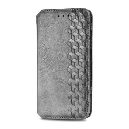 For Samsung Galaxy S24 FE Case Rhombus Imprint PU Leather Wallet Phone Cover