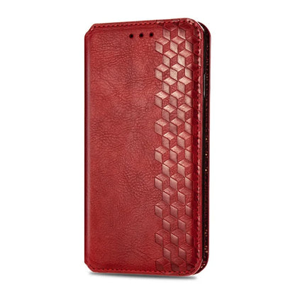 For Samsung Galaxy S24 FE Case Rhombus Imprint PU Leather Wallet Phone Cover