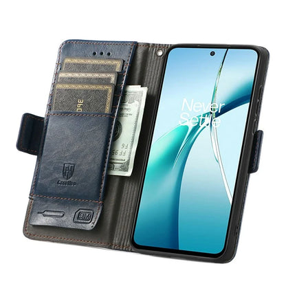 CASENEO 002 Series For Samsung Galaxy S24 FE Case Stand Wallet Splicing PU Leather Cover