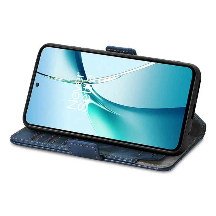 CASENEO 002 Series For Samsung Galaxy S24 FE Case Stand Wallet Splicing PU Leather Cover