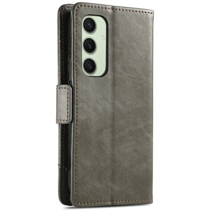 CASENEO 002 Series For Samsung Galaxy S24 FE Case Stand Wallet Splicing PU Leather Cover