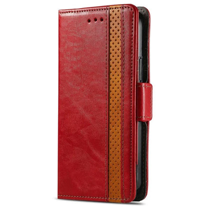 CASENEO 002 Series For Samsung Galaxy S24 FE Case Stand Wallet Splicing PU Leather Cover