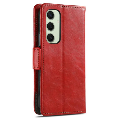 CASENEO 002 Series For Samsung Galaxy S24 FE Case Stand Wallet Splicing PU Leather Cover