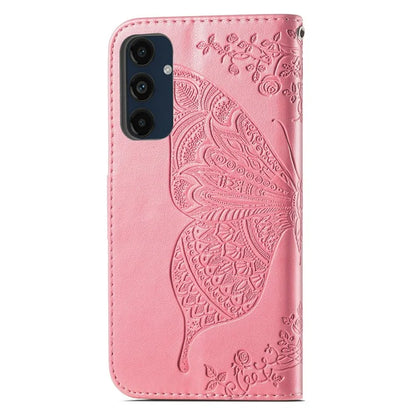 For Samsung Galaxy S24 FE Case PU Leather Wallet Phone Cover Butterfly Pattern