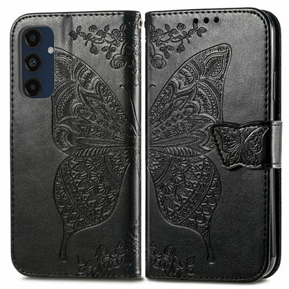 For Samsung Galaxy S24 FE Case PU Leather Wallet Phone Cover Butterfly Pattern