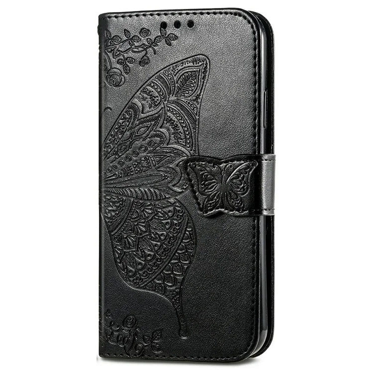 For Samsung Galaxy S24 FE Case PU Leather Wallet Phone Cover Butterfly Pattern