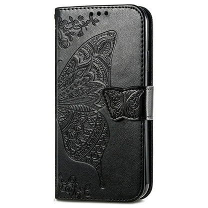 For Samsung Galaxy S24 FE Case PU Leather Wallet Phone Cover Butterfly Pattern