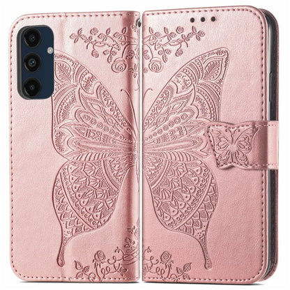 For Samsung Galaxy S24 FE Case PU Leather Wallet Phone Cover Butterfly Pattern
