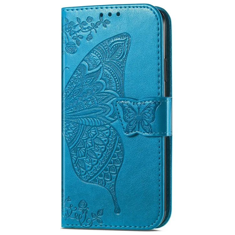 For Samsung Galaxy S24 FE Case PU Leather Wallet Phone Cover Butterfly Pattern