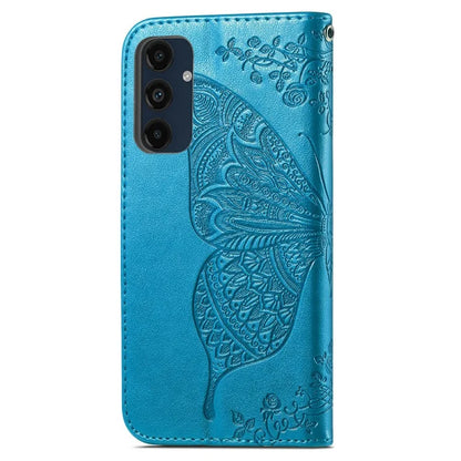 For Samsung Galaxy S24 FE Case PU Leather Wallet Phone Cover Butterfly Pattern