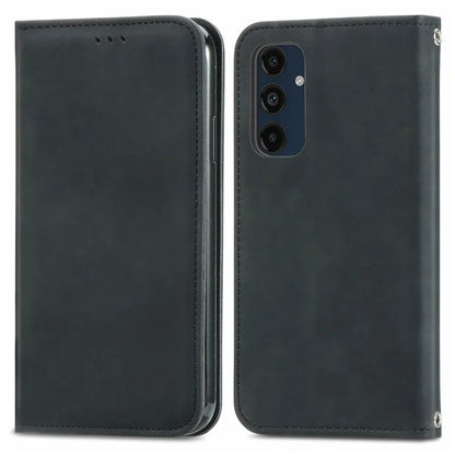 For Samsung Galaxy S24 FE Case Skin Touch Feeling Leather Wallet Phone Cover Magnetic Absorption