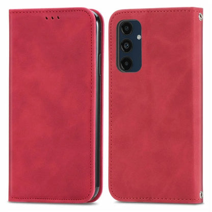 For Samsung Galaxy S24 FE Case Skin Touch Feeling Leather Wallet Phone Cover Magnetic Absorption