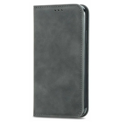 For Samsung Galaxy S24 FE Case Skin Touch Feeling Leather Wallet Phone Cover Magnetic Absorption