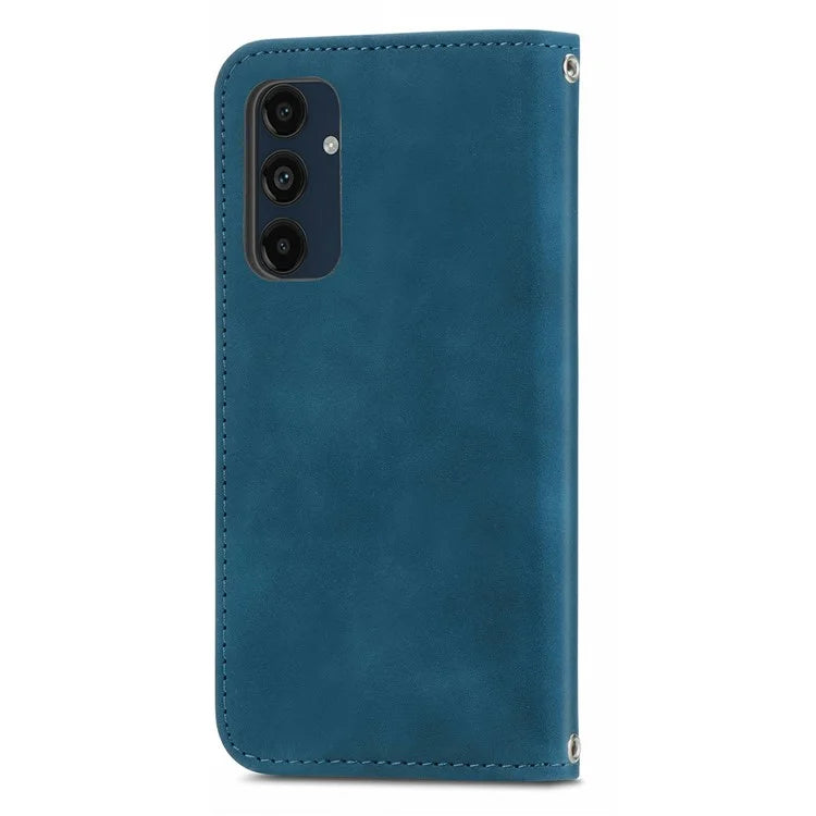 For Samsung Galaxy S24 FE Case Skin Touch Feeling Leather Wallet Phone Cover Magnetic Absorption