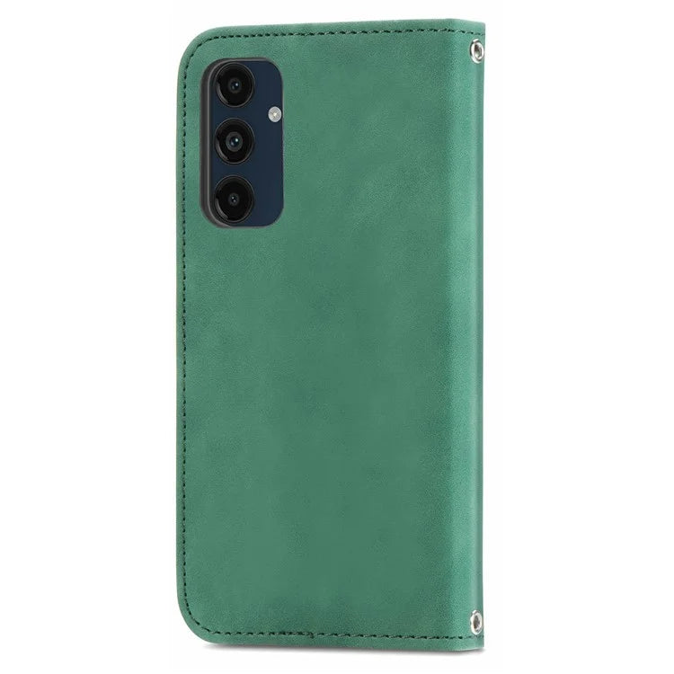 For Samsung Galaxy S24 FE Case Skin Touch Feeling Leather Wallet Phone Cover Magnetic Absorption