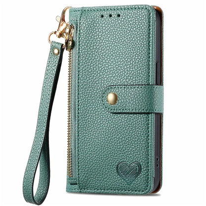 For Samsung Galaxy S24 FE Case RFID Blocking Zipper Pocket Leather Wallet Phone Cover
