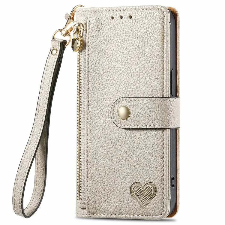 For Samsung Galaxy S24 FE Case RFID Blocking Zipper Pocket Leather Wallet Phone Cover