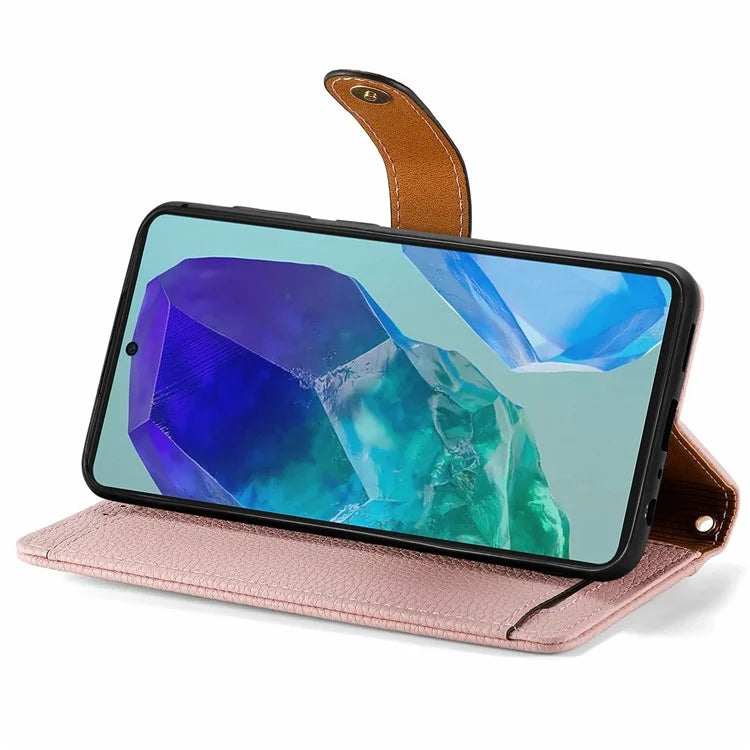 For Samsung Galaxy S24 FE Case RFID Blocking Zipper Pocket Leather Wallet Phone Cover