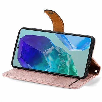 For Samsung Galaxy S24 FE Case RFID Blocking Zipper Pocket Leather Wallet Phone Cover