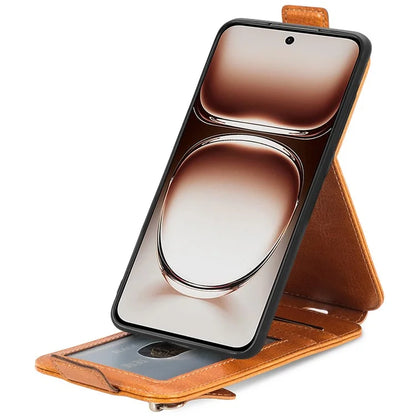 For Samsung Galaxy S24 FE Case Zipper Wallet Phone Leather Cover Vertical Flip Closing