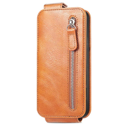 For Samsung Galaxy S24 FE Case Zipper Wallet Phone Leather Cover Vertical Flip Closing