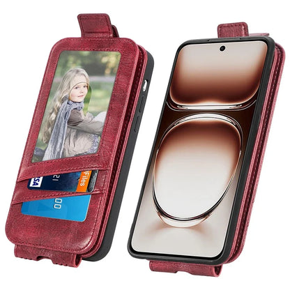 For Samsung Galaxy S24 FE Case Zipper Wallet Phone Leather Cover Vertical Flip Closing