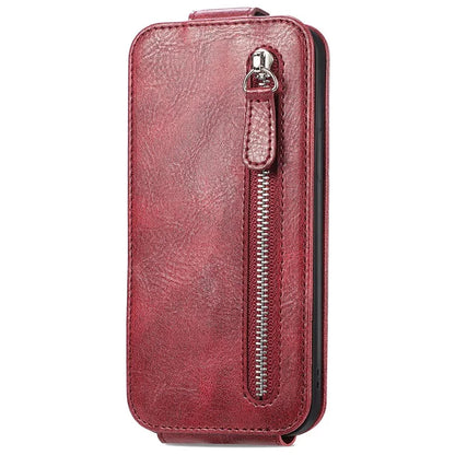 For Samsung Galaxy S24 FE Case Zipper Wallet Phone Leather Cover Vertical Flip Closing