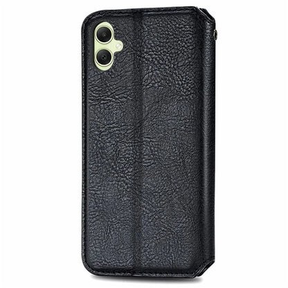 For Samsung Galaxy A06 Case Rhombus Imprint PU Leather Wallet Phone Cover