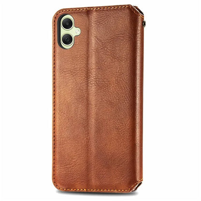 For Samsung Galaxy A06 Case Rhombus Imprint PU Leather Wallet Phone Cover