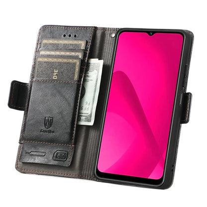 CASENEO 002 Series For Samsung Galaxy A06 Case Stand Wallet Splicing PU Leather Cover