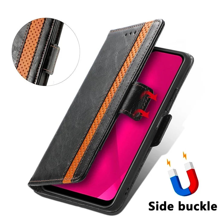 CASENEO 002 Series For Samsung Galaxy A06 Case Stand Wallet Splicing PU Leather Cover