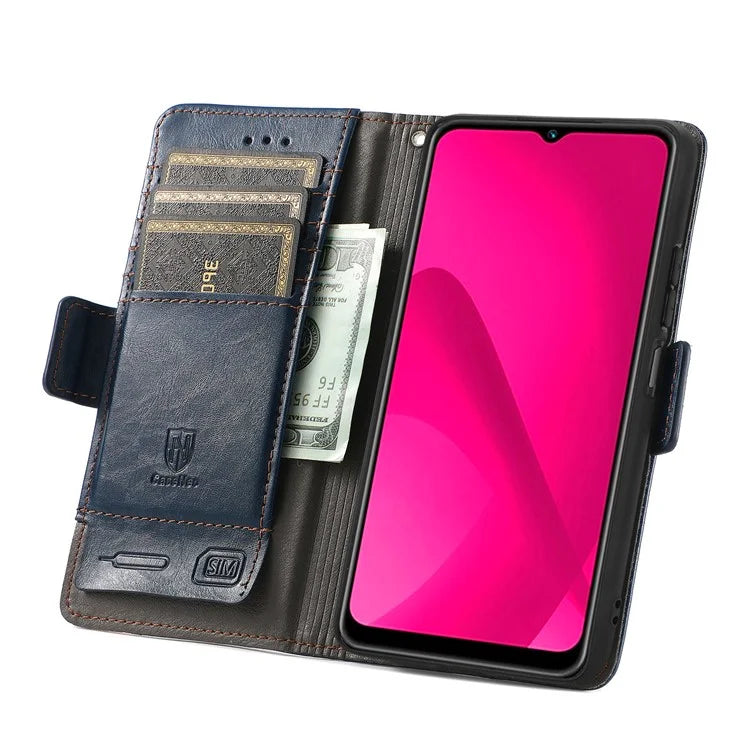 CASENEO 002 Series For Samsung Galaxy A06 Case Stand Wallet Splicing PU Leather Cover