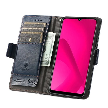 CASENEO 002 Series For Samsung Galaxy A06 Case Stand Wallet Splicing PU Leather Cover