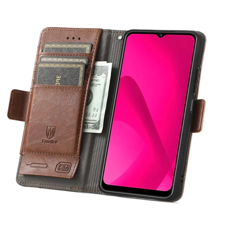CASENEO 002 Series For Samsung Galaxy A06 Case Stand Wallet Splicing PU Leather Cover