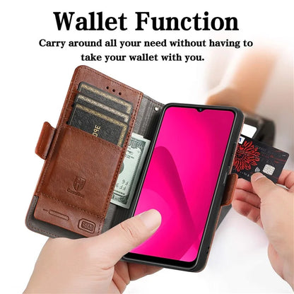 CASENEO 002 Series For Samsung Galaxy A06 Case Stand Wallet Splicing PU Leather Cover