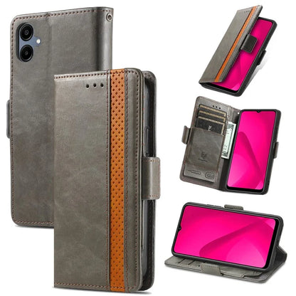 CASENEO 002 Series For Samsung Galaxy A06 Case Stand Wallet Splicing PU Leather Cover