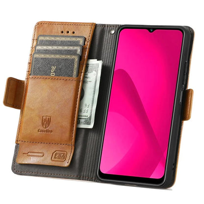 CASENEO 002 Series For Samsung Galaxy A06 Case Stand Wallet Splicing PU Leather Cover