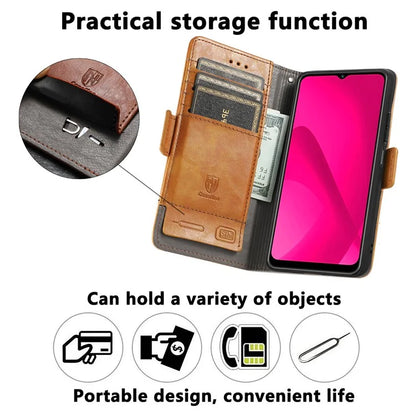 CASENEO 002 Series For Samsung Galaxy A06 Case Stand Wallet Splicing PU Leather Cover