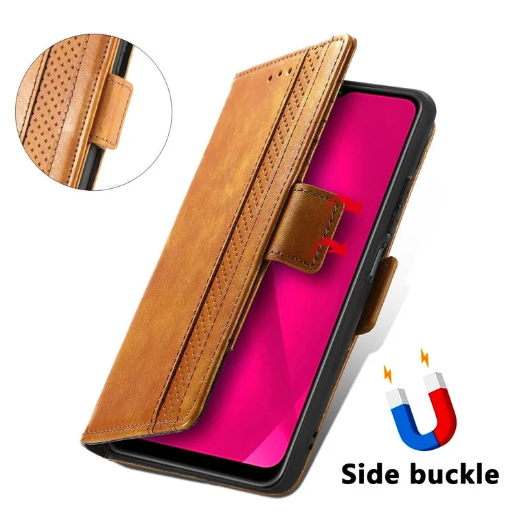 CASENEO 002 Series For Samsung Galaxy A06 Case Stand Wallet Splicing PU Leather Cover