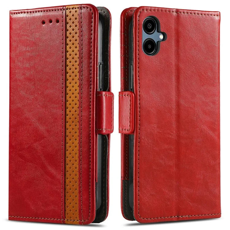 CASENEO 002 Series For Samsung Galaxy A06 Case Stand Wallet Splicing PU Leather Cover