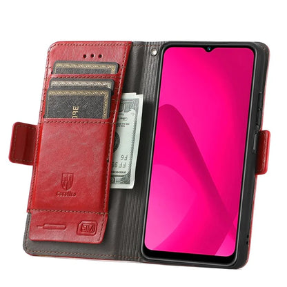 CASENEO 002 Series For Samsung Galaxy A06 Case Stand Wallet Splicing PU Leather Cover