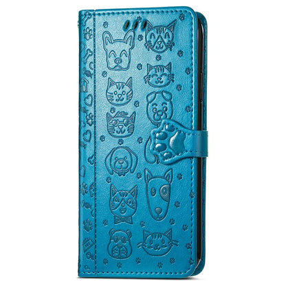 For Samsung Galaxy A06 Case Leather Wallet Flip Phone Cover Cute Cat Dog Pattern