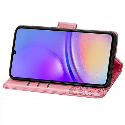 For Samsung Galaxy A06 Case PU Leather Wallet Phone Cover Butterfly Pattern