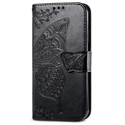 For Samsung Galaxy A06 Case PU Leather Wallet Phone Cover Butterfly Pattern