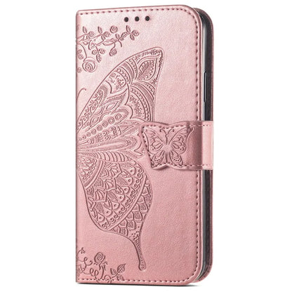 For Samsung Galaxy A06 Case PU Leather Wallet Phone Cover Butterfly Pattern