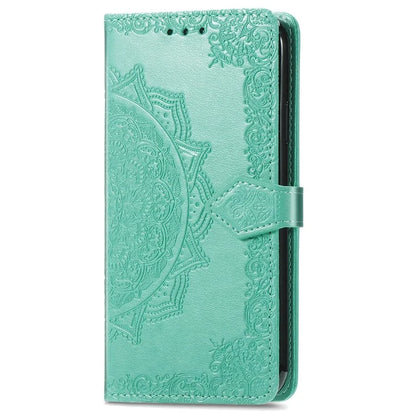 For Samsung Galaxy A06 Case Mandala Embossed Design Leather Wallet Phone Cover