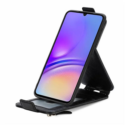 For Samsung Galaxy A06 Case Zipper Wallet Phone Leather Cover Vertical Flip Closing